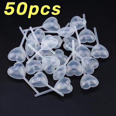 Pipettes à gâteau en plastique, 50 à 200 pièces, mini-pipettes à dessert, à confiture, à macaron, à tarte, à sauce, à glace, à cupcake, à jus, à liquide
