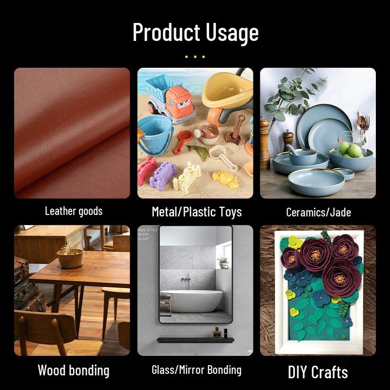 Multi-Purpose Adhesive: Bonds Plastic, Shoes, Metal, Ceramic, Wood, Stone, Leather, and More