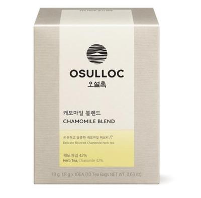 Osulloc Chamomile Blend Pyramid Tea Bags (10 Bags) – Premium Korean Herbal Relaxation Tea