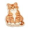 Soft Plush Cat-Shaped Area Rug Anti-fouling Cartoon Carpet Funny Home Decor Carpet  for Bedroom