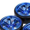 4Pcs Bright Color Lightweight Good High Durability 1/10 Remote Control Car Tires Replacement Parts Vehicle Toy Tire