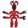 Red Weapons Tentacle Building Block Assembly Figures Banban Cute Monsters Kindergarten Mutation War Model Children Toys Adult