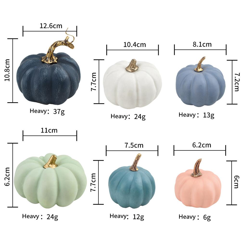 16 ks umělých podzimních dýní z umělé pěnové dýně na Halloween, Halloween, Den díkůvzdání, Halloween dekorace
