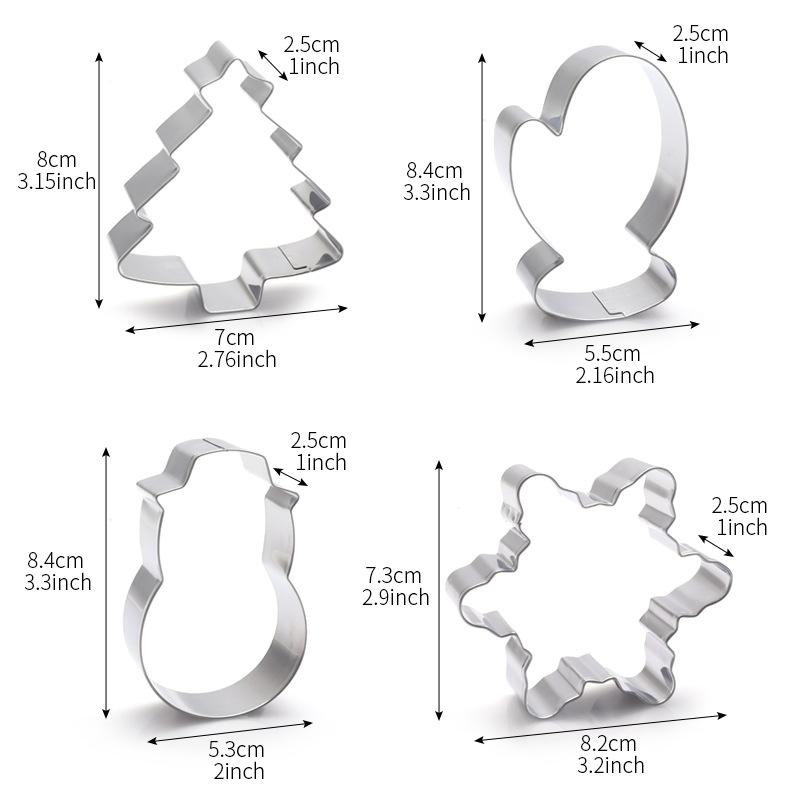 Cookie Mold Christmas Cookie Mold Frosting Cookie Cookies Cut Fruits Cut Flowers Stamping Flower Mold Embossing Mold Baking Mold