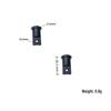 Anti-slip Silent Plastic Insert Cap for Folding Table and Chair, Wear-resistant Round Head Plug.