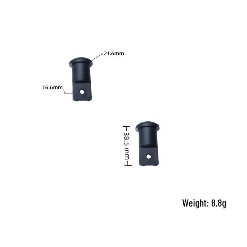 Anti-slip Silent Plastic Insert Cap for Folding Table and Chair, Wear-resistant Round Head Plug.