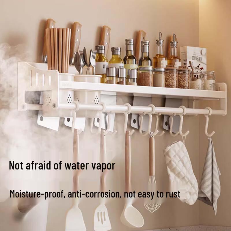 Stainless Steel Wall-Mounted Kitchen Shelf