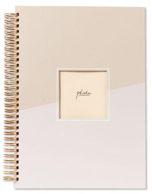 Iroha Publishing Square Album, Large Capacity Slim Size, 252 Photos, Powder Beige, 8.9 X 8.9 X 6 Panels, Square Photo, L-GAL-SL-05