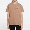 Nike T Shirts Men's Khaki Crew Neck Moderate Straight Fit CW1467-283