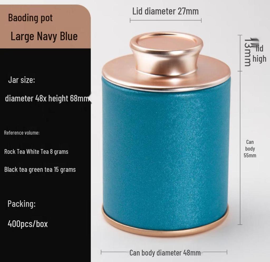 Compact Sealed Tea Canister for Single Brew - Portable and Reusable