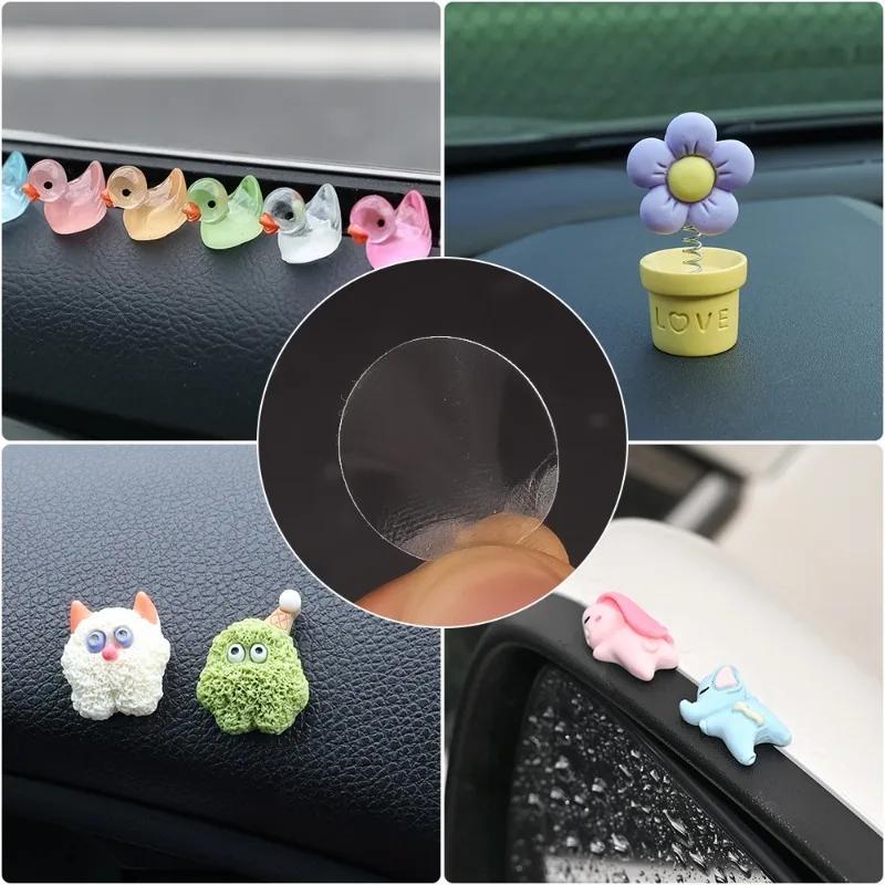 Okrągła Taśma Dwustronna Samoprzylepna Przezroczysta Bezśladowa Taśma Mocująca Zawieszkę Samochodową Nano Okrągła Kropka Wysoka Przyczepność Naklejki Samochodowe