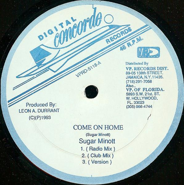 

12inch Record SUGAR MINOTT / GLEN RICKETTS - Come On Home / Being With You VPRD5118 Digital Concord 1993 US Reggae, Ska & Dub Used