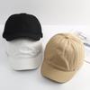 American Retro Solid Color Hat  Male Baseball Hat  Korean Style Soft Top Baseball Hat  Male Sun Hat