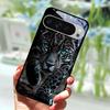 Modische Glas Hülle Für Google Pixel 9 Pro XL Gehärtetes Glas Schwarze Handy Hülle Für Google Pixel 9a Pixel9 Funda Schutz Hüllen