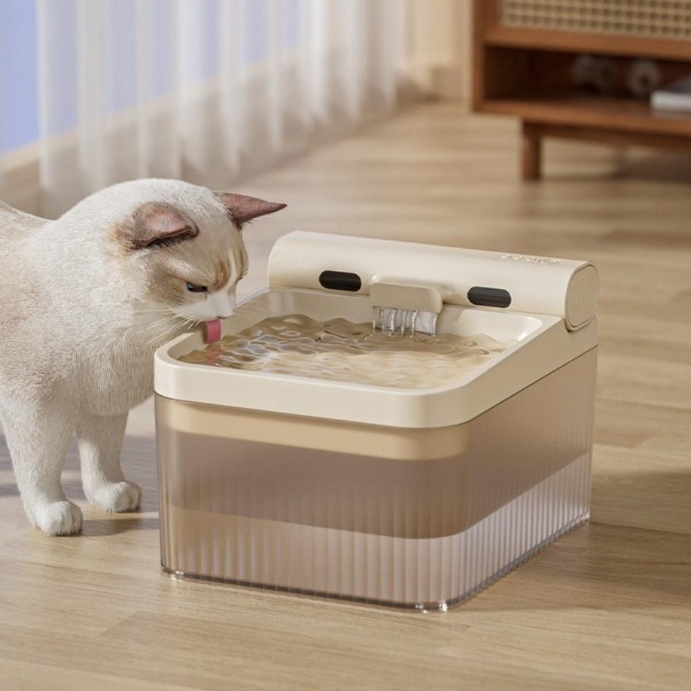 Triple Filtered Cat Automatic Water Fountain Silent Operation Large Capacity Pet Water Dispenser Filter Circulation Smart