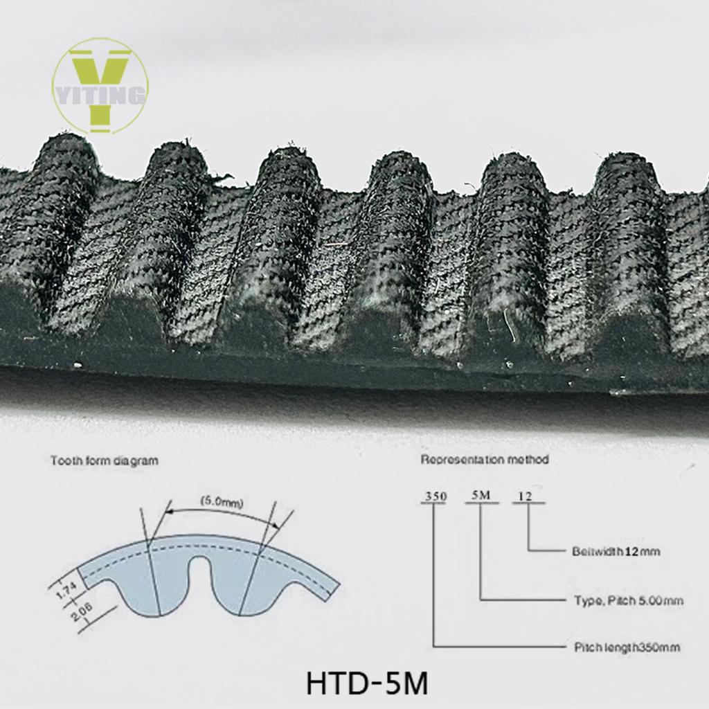 5M HTD Timing Belt Length 405/410/415/420/425/430/435/440/445/450/455/460mm Width10/15/20/25/30mm HTD5M Closed Synchronous Belts