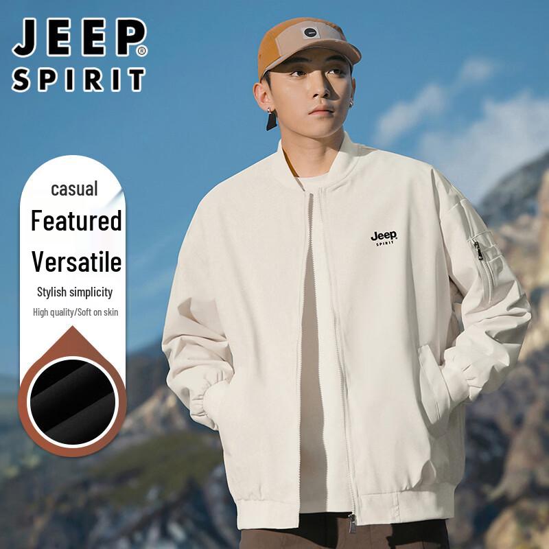 

JEEP SPIRIT Men s Stand Collar Windproof Jacket XL