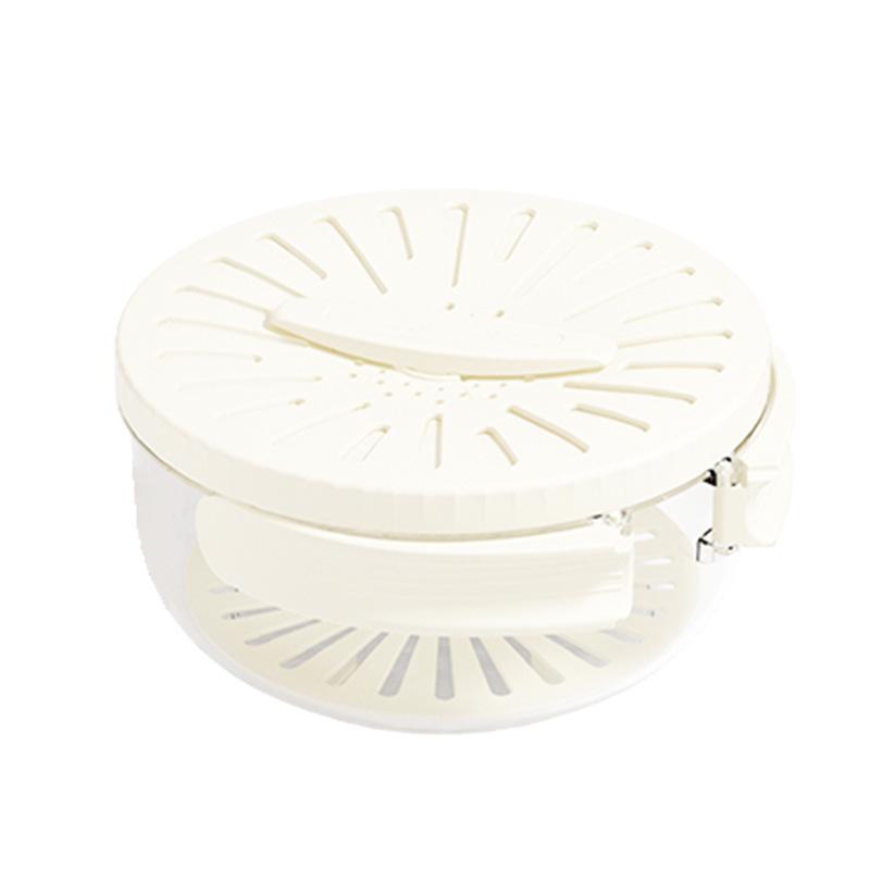 Multifunctional Draining Bowl & Refrigerator Storage Box with Foldable Handle – Keeps Hands Dry