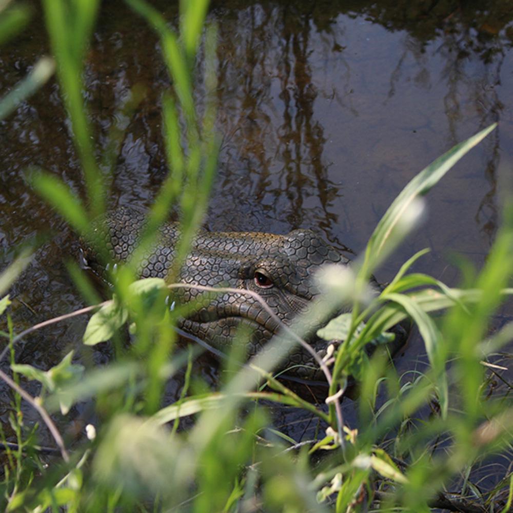 Flytec V002 RC Boat 2.4G Telecomanda Barcă de curse electrică pentru piscine cu simulare de crocodil