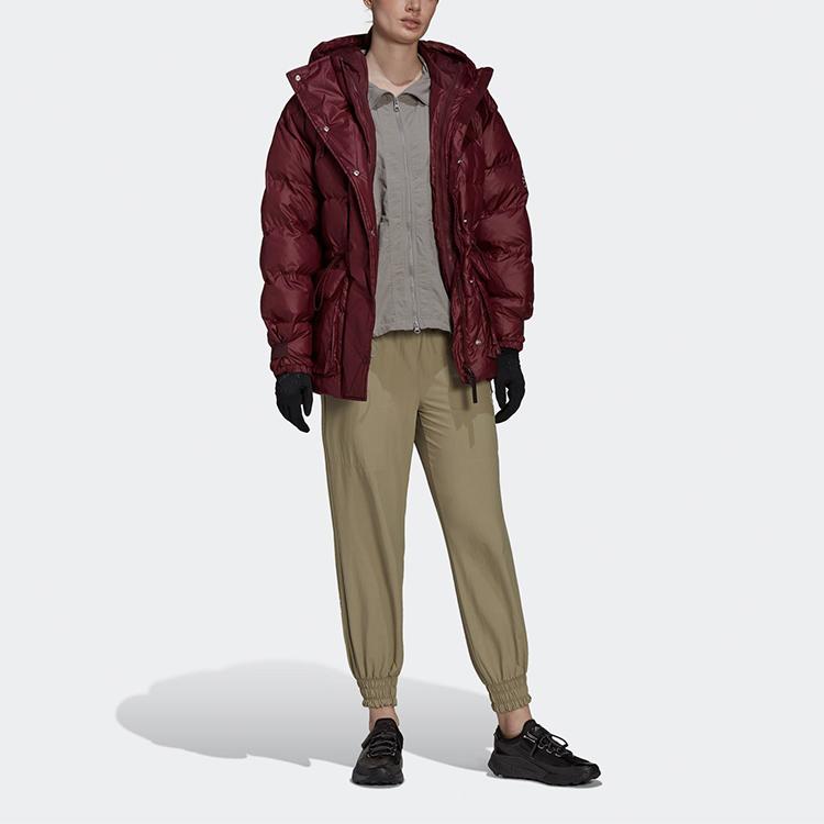 Adidas X Stella McCartney Loose Fit Jogger Pants Women Bottoms Khaki GL7614