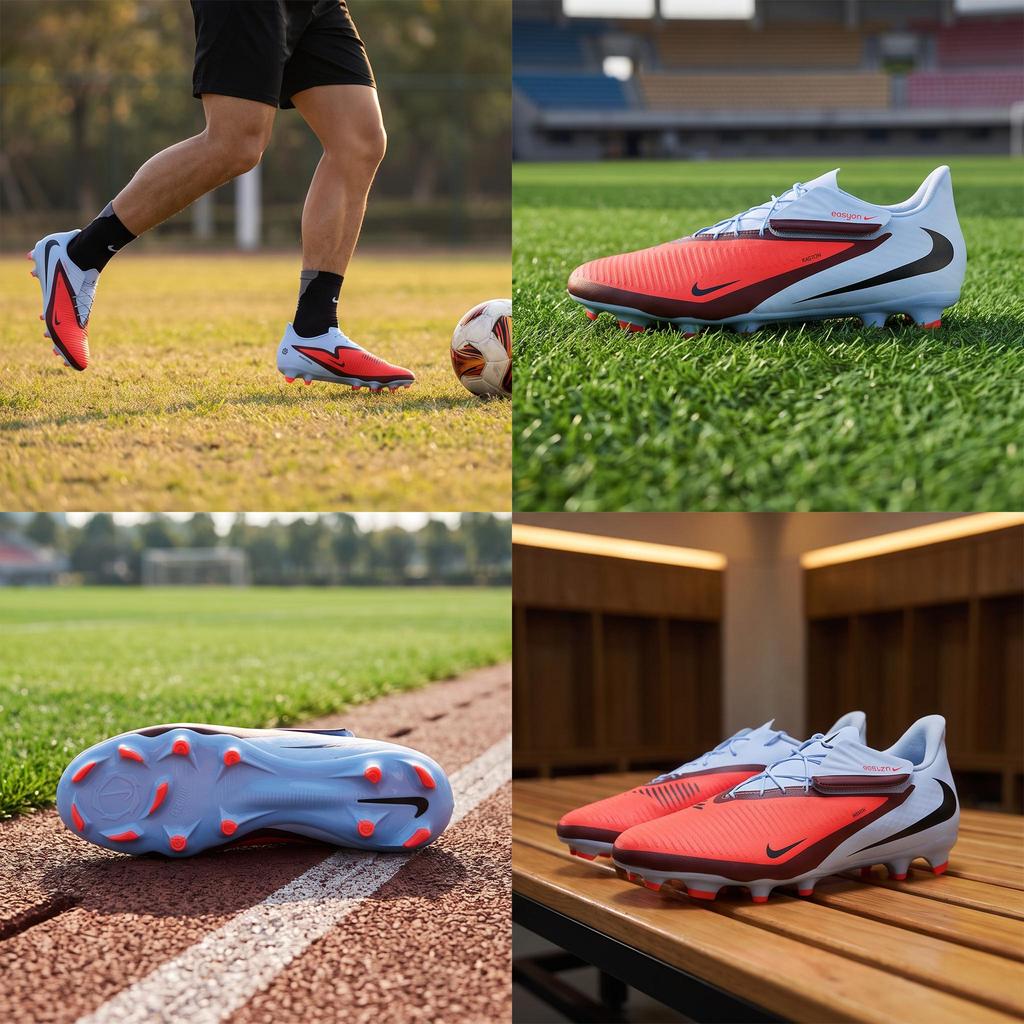 Nike Phantom 6 Low Academy EasyOn MG Scary Good Pack Unisex-Sneaker Rot Royal-Tint Bright-Crimson HQ2321-400