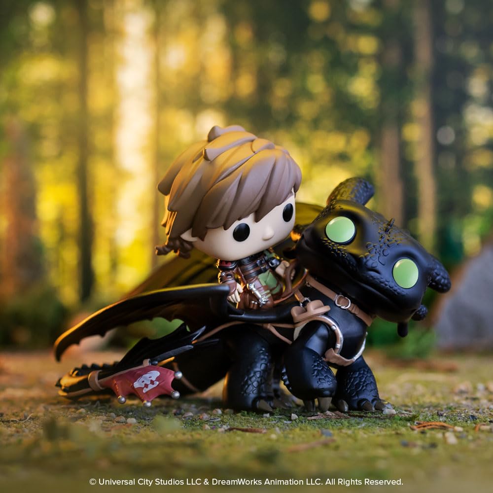 Funko Rides How to Train Your Dragon Hiccup with Toothless Pop! DLX -