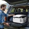 Frigorifero per Auto, Compressore Elettrico Raffreddatore DC 12/24V AC100-240V, da -20°C a 20°C Frigorifero per Auto con Controllo APP, Congelatore per Auto da 15L per Camper, Campeggi,