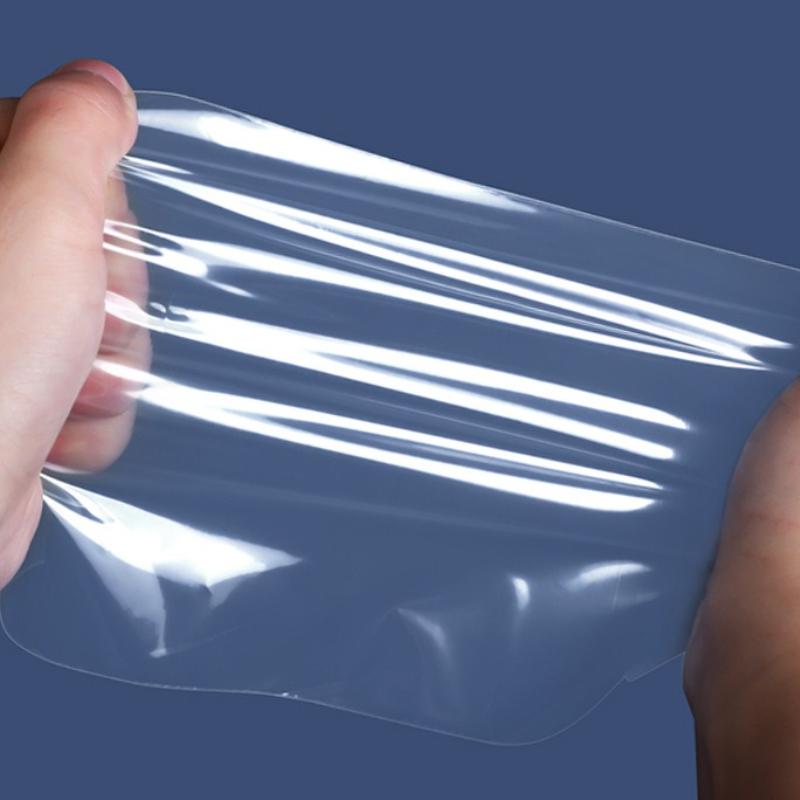 Verdickter kleiner selbstklebender Beutel Transparenter versiegelter Beutel Schmuck Ohrringe Handgefertigte Materialien Tasche Schmuckverpackung Tragetasche Teile Muster Aufbewahrungsbeutel