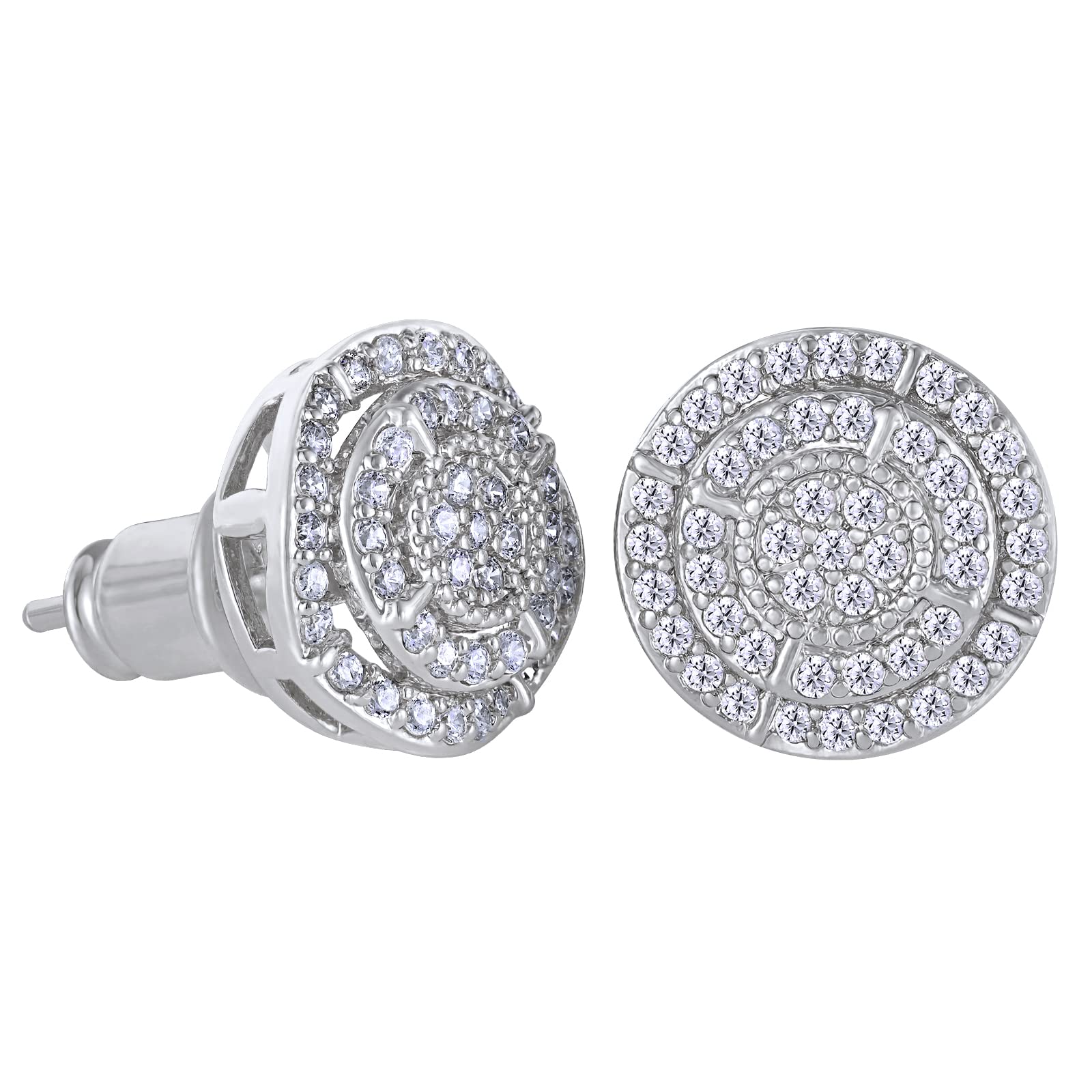 

Серьги VEXXS Серебро 925 CZ Бриллиантовый гвоздик K14 Золото Серебро Цирконий Аксессуары Подарок Празднование День рождения Мужской