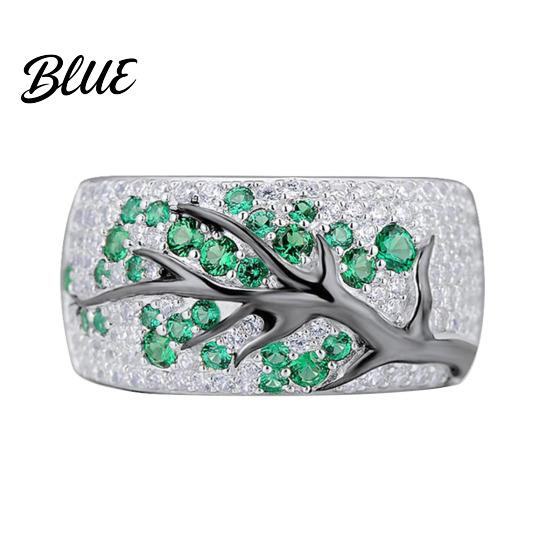 Zinc Alloy Women Ring Finger Plum Blossom Design Polished Finish