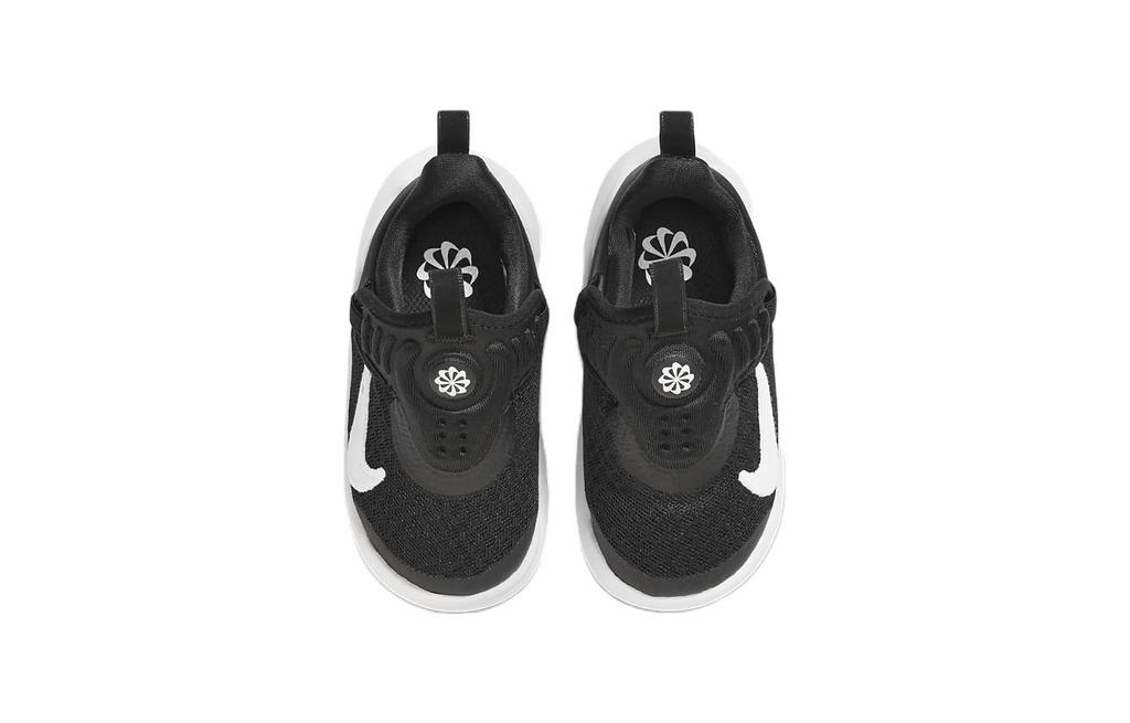 Nike E Series 1.0 TD Breathable Low Top Running Shoes Black White Infant And Toddler DV4252-002