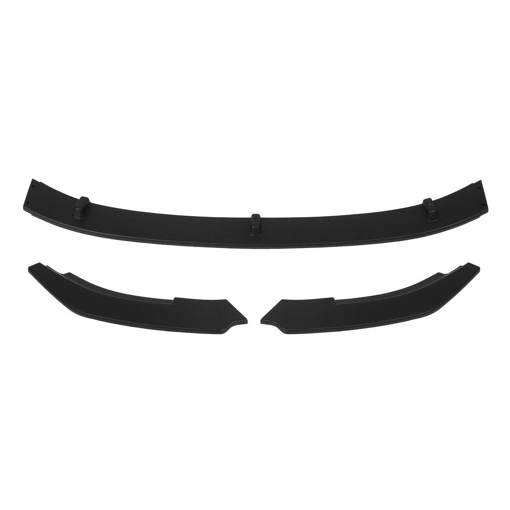 3pcs Front Bumper Lip Splitter Kits High Strength ABS Bumper Lip Spoiler Diffuser Replacement for MK6 R20 R 2008 2013