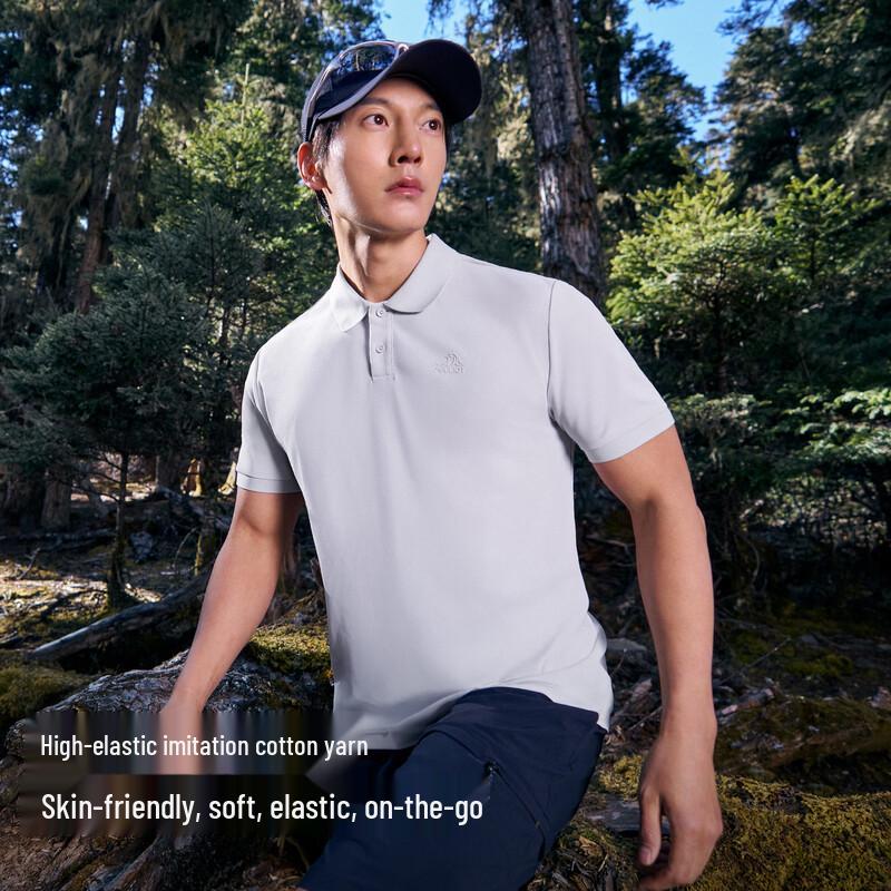 PELLIOT Outdoor Quick-Dry Anti-Bacterial Polo T-Shirt