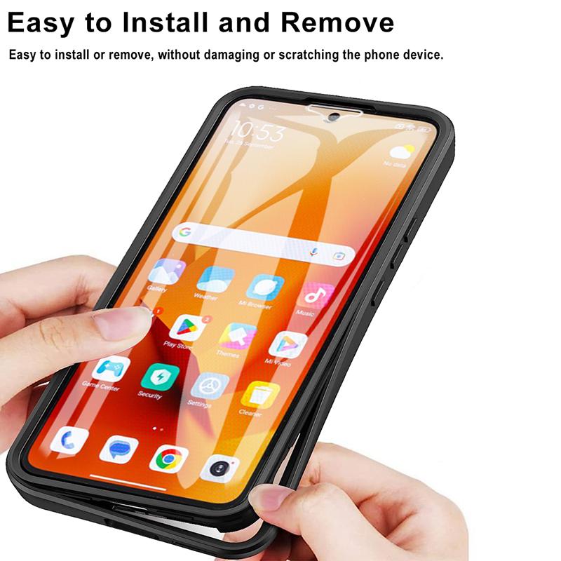 360° Full Protection Case For Xiaomi 13 13T Pro 14 14T Pro Mi 15 Ultra 15 Pro Double-Sided Transparent Bumper Shockproof Cover