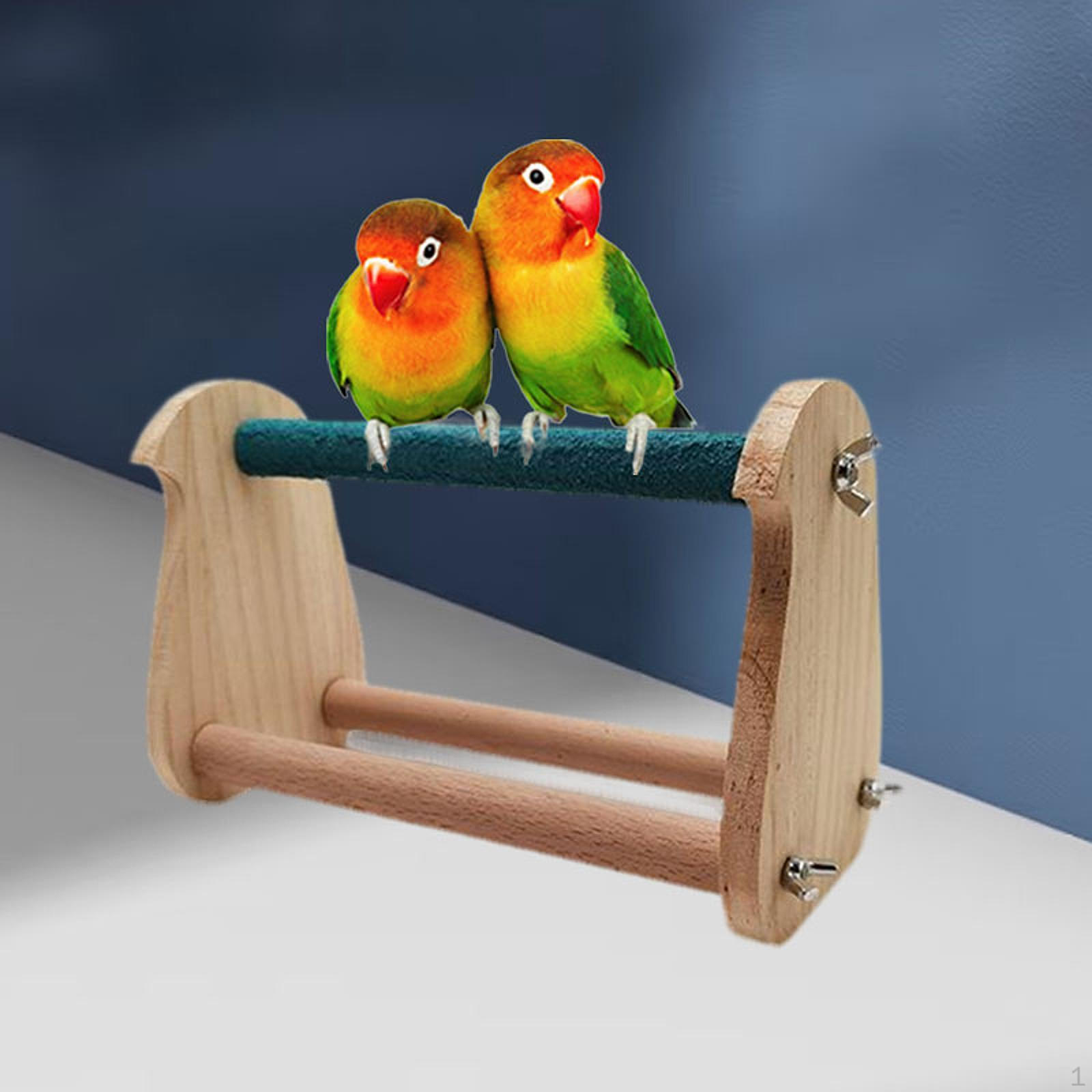 

Подставка для дрессировки птиц, игрушечная деревянная ветка для попугаев ара, неразлучников Wood and Green