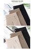 Stylish Ice Silk High Waisted Pants for 50-Year-Old Women - Loose, Elastic, Straight-Leg Summer Casual Wear