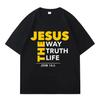 Jesus T-shirt Versatile Lovely Casual Amusing Summer ONeck Tops Harajuku 100% Cotton Daily Y2K Short Sleeve Streetwear Teenagers
