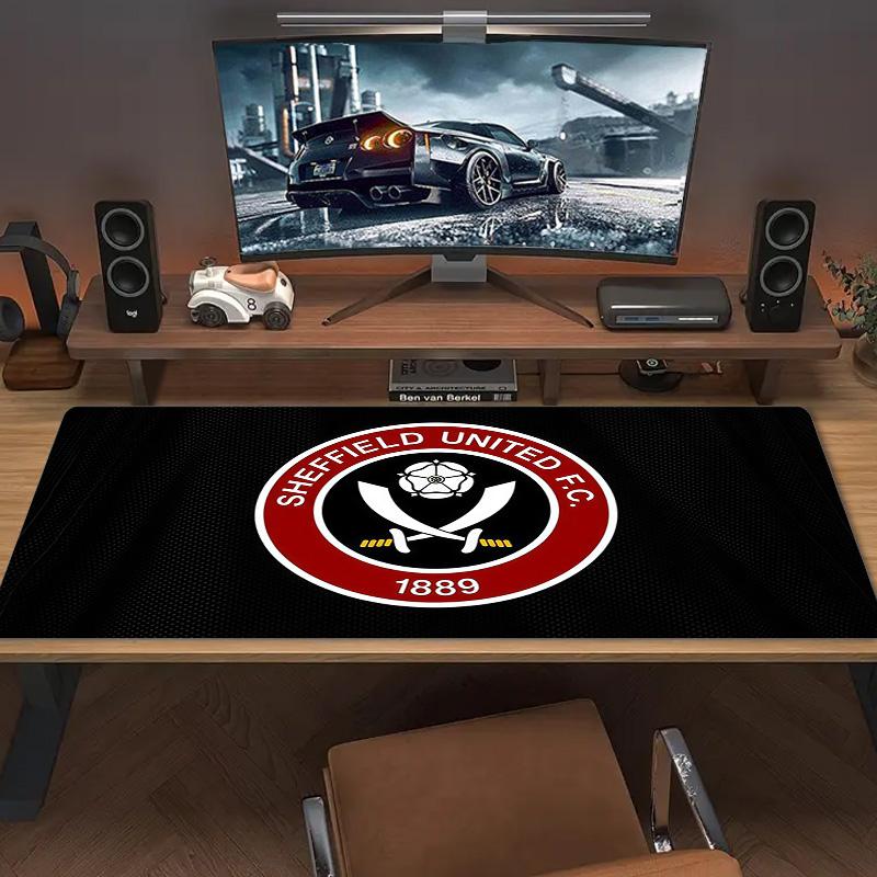 Sheffield United Football Club Print Cushion Non-slip Laptop Tablet Big Mousepad XXL Mat Mini PC Playmat With Lock edge