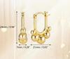 Elegant Pearl Earrings: New Chinese Style, Copper-Plated Silver with a Unique Gold Design