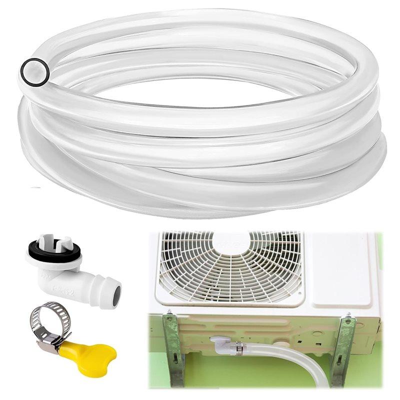 A02V-Air Conditioner Window Drain Hose Kit 10Ft-AC Hose Connector Replacement For Universal Models