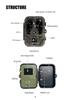 SUNTEKCAM HC-940A Fototrappola, 50MP HD 4K, Impermeabile, Mimetica