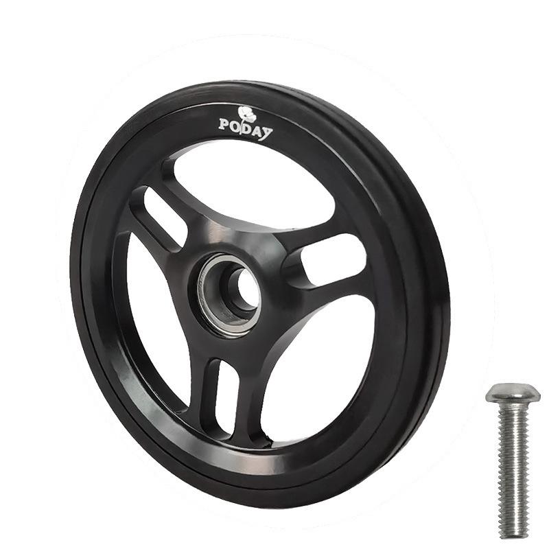 Xiaobu Yingbu Folding Bike Easy Wheels - Aluminum Alloy Triangle Star CNC Guide Wheels