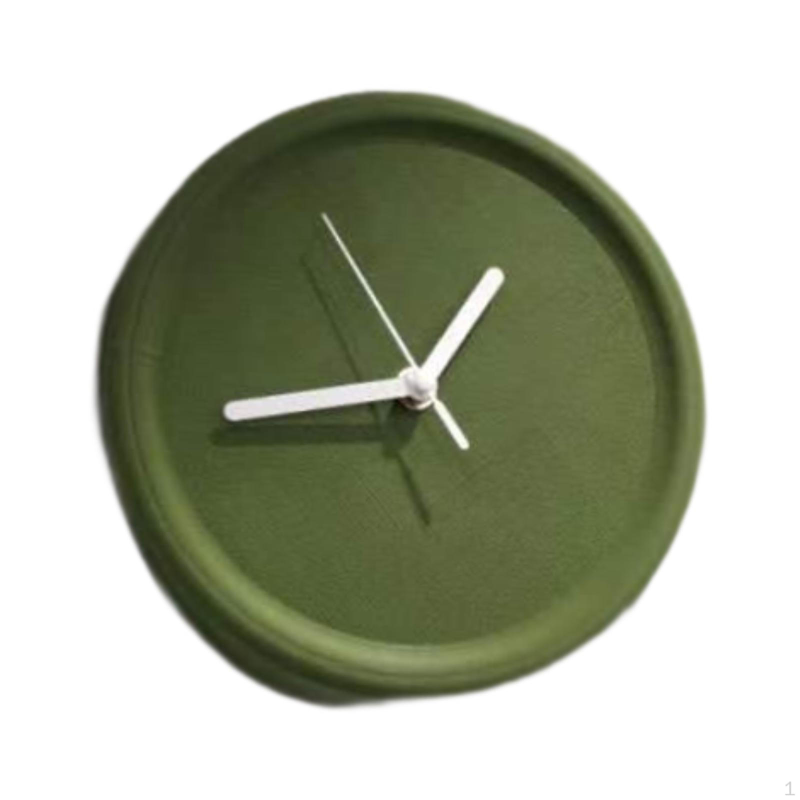 

Corner Wall Clock for Decorative Use in Dorm And Kitchen темно-зеленого