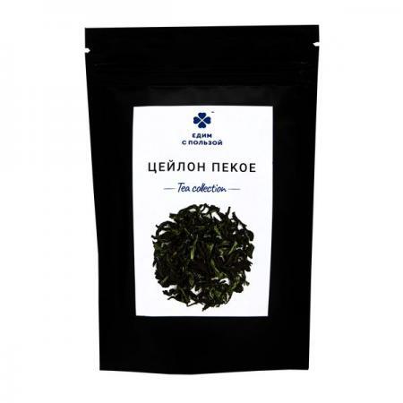 

Чай черный листовой цейлонский ПЕКОЕ Edim s Polzoy (Едим с пользой), 50г