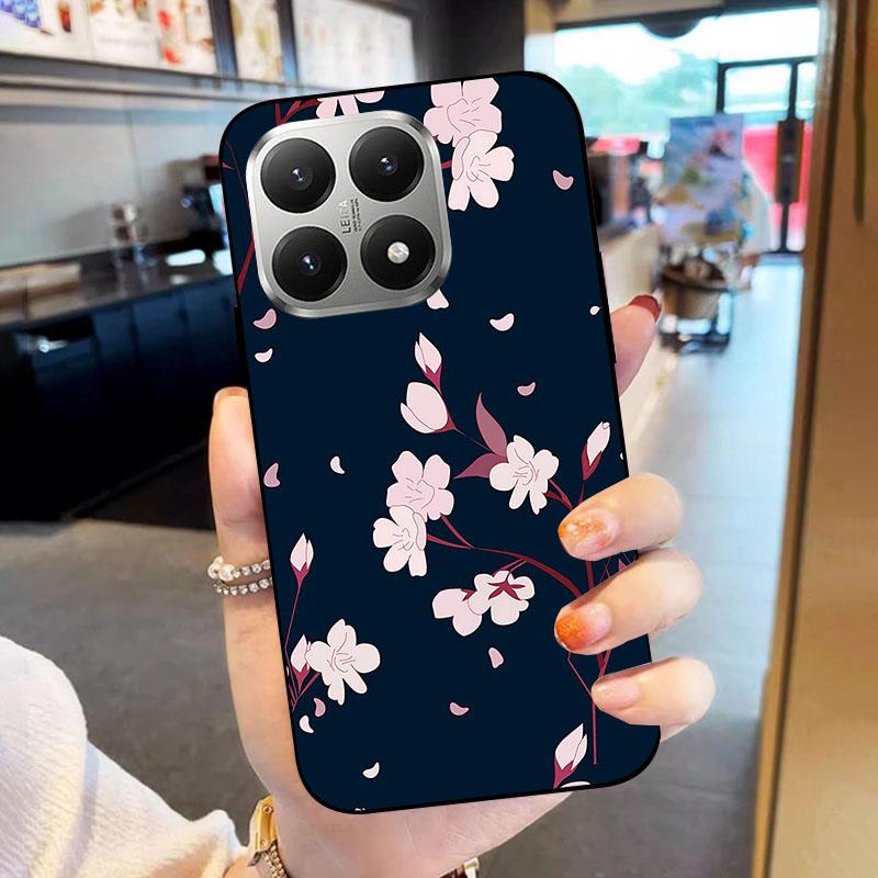 Soft Case For Xiaomi 15T 15 T Fundas Black TPU Silicone Back Cover For Xiaomi15T Phone Case Shockproof Protective Cartoon Coque