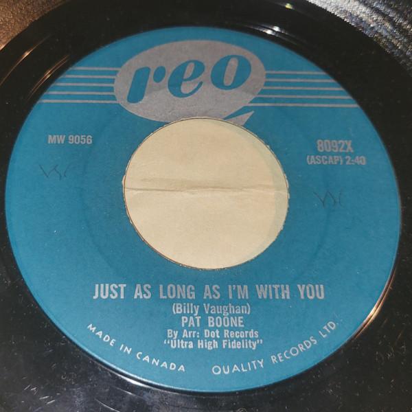 

7inch Record PAT BOONE - Long Tall Sally 8092X Reo Canada Rock Used