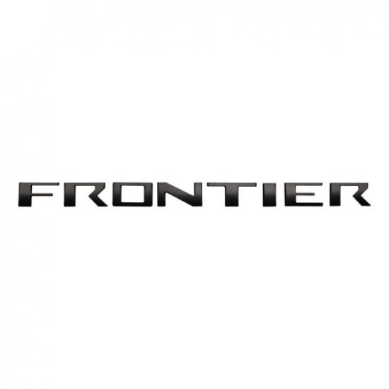 Matte Black 3D Trunk Letter Badges Stickers for -2025 Frontier High-Quality