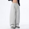 New Arrival Men's Casual Pants 2026 Spring Autumn Sportswear Solid Color Sweatpants Drawstring Waist Full-Length Jogger Trousers