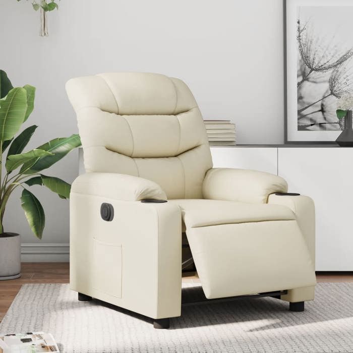VidaXL Electric Recliner, Relaxation Chair with Adjustable Backrest and Footrest, Living Room Seat 3206586