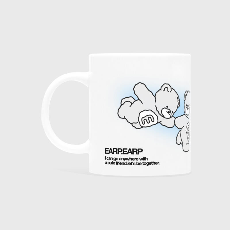 CUTE BEAR FRIENDS-BLUE (Mug) mug